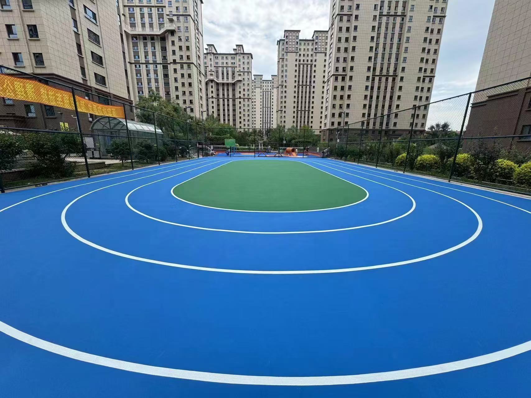 孝感市学校塑胶跑道硅PU球场 - 一站式服务